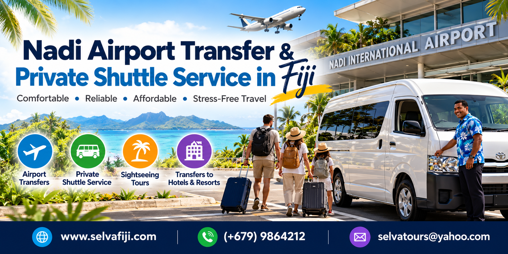 Nadi Airport Transfer & Private Shuttle Service in Fiji